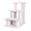 Faux Fleece Pet Step Stairs with Pressed Wood Platforms, 70 lb