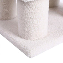 Faux Fleece Pet Step Stairs with Pressed Wood Platforms, 70 lb