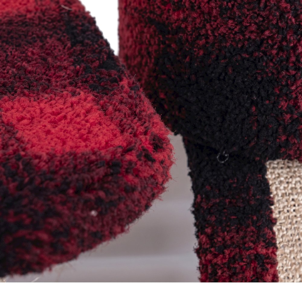 Bison Pets Cat Tree Tower with Four Levels, Sisal Rope and Condo, Black/Red