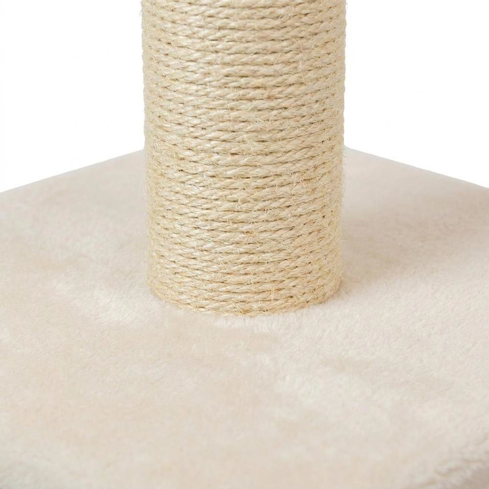 Pressed Wood Cat Tree with Faux Fleece, Five-Level Condo and Sisal Posts