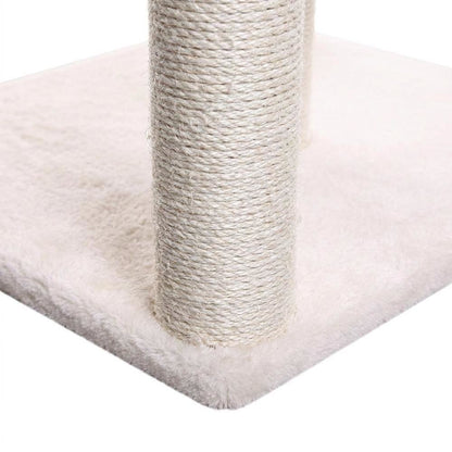 Pressed Wood Six-Level Cat Tower with Two Condos and Sisal Posts