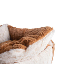 Pet Bed Earth Brown And Ivory