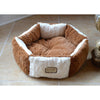 Pet Bed Earth Brown And Ivory