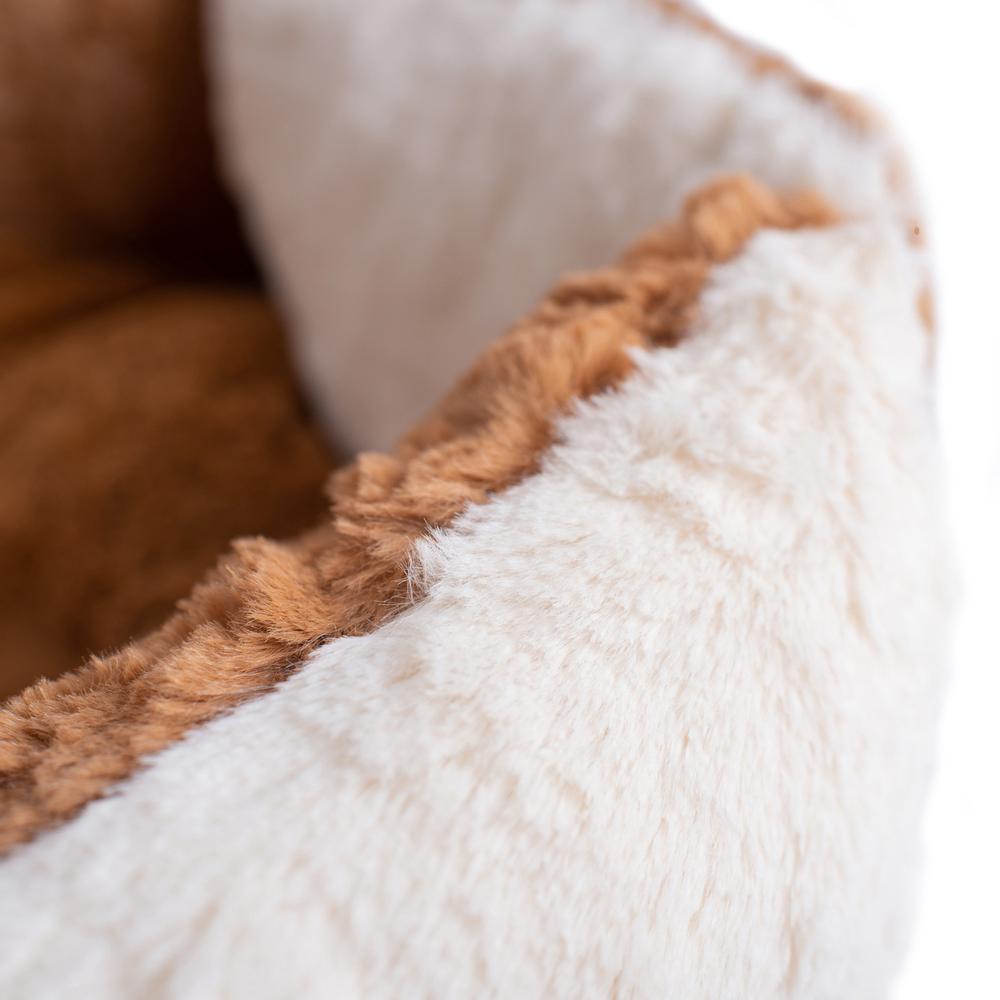 Pet Bed Earth Brown And Ivory