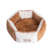 Pet Bed Earth Brown And Ivory