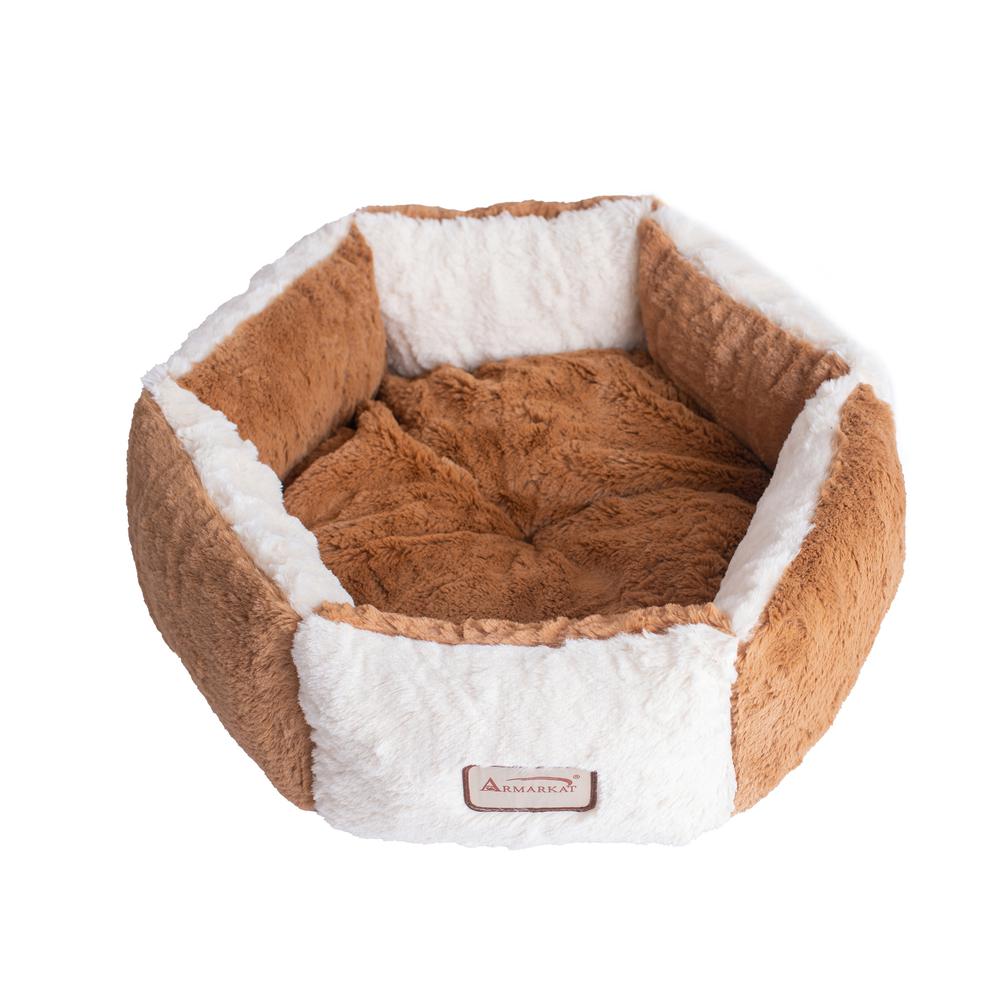 Pet Bed Earth Brown And Ivory