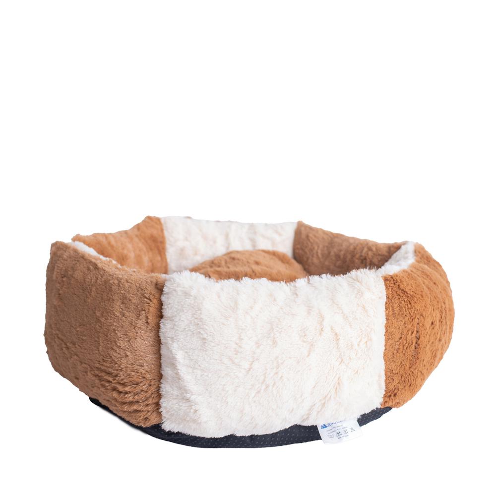 Pet Bed Earth Brown And Ivory