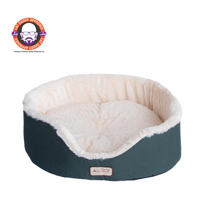 Pet Bed Laurel Green And Ivory