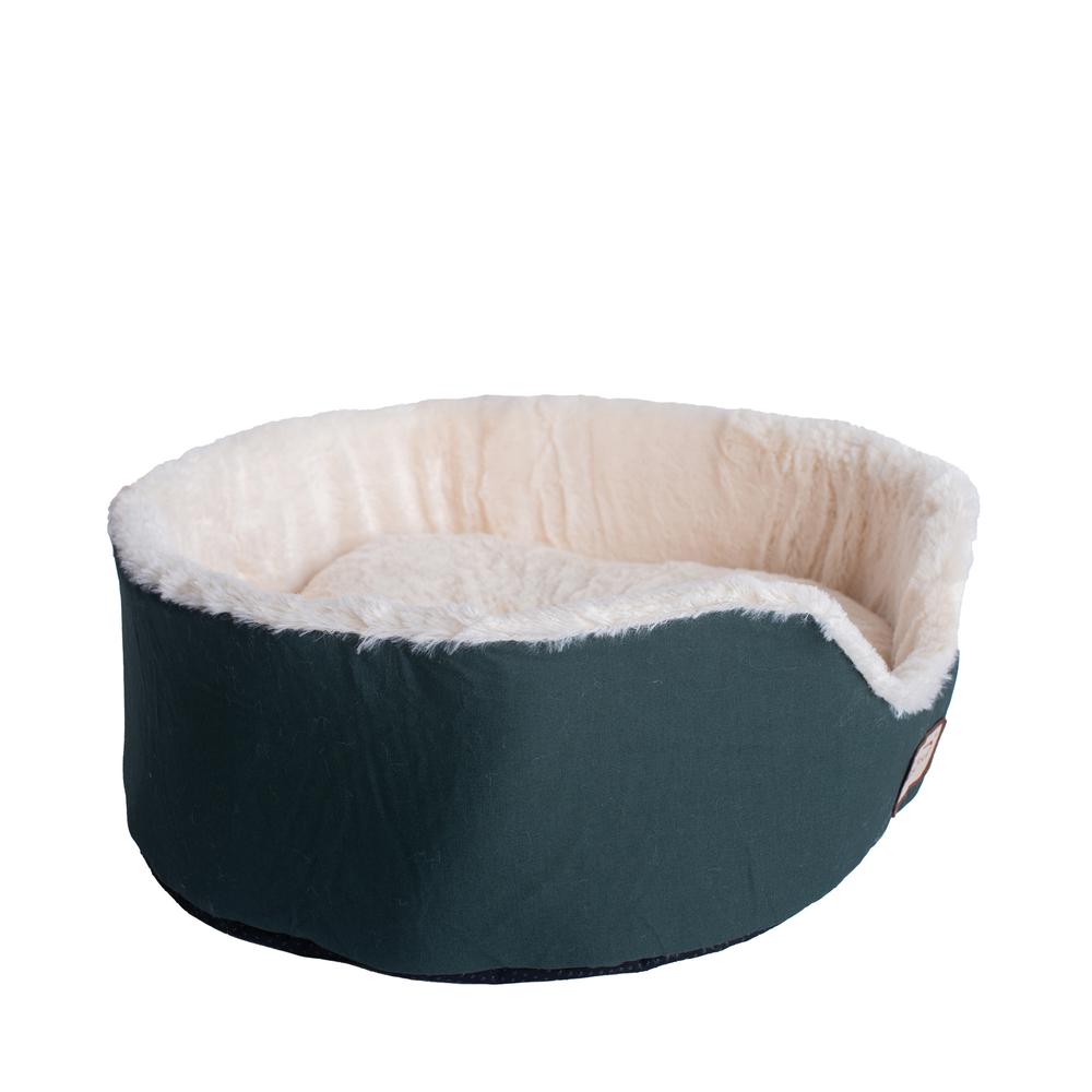 Pet Bed Laurel Green And Ivory