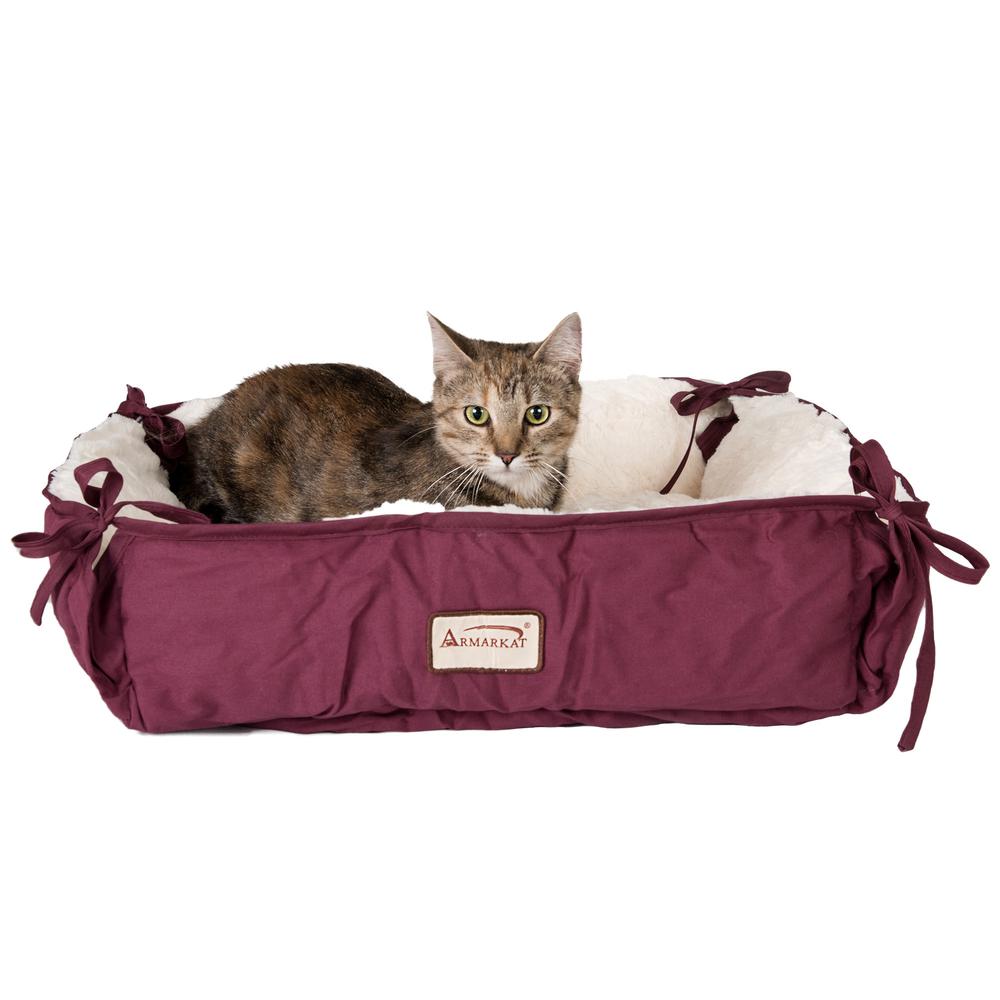 Pet Bed Burgundy