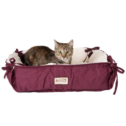 Pet Bed Burgundy