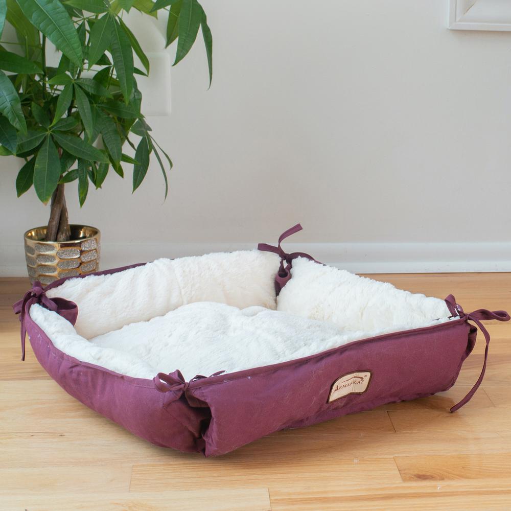 Pet Bed Burgundy