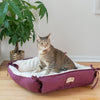 Pet Bed Burgundy