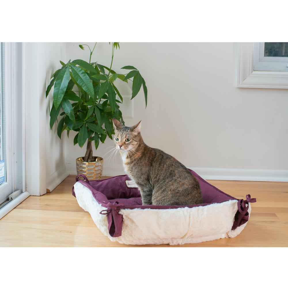 Pet Bed Burgundy