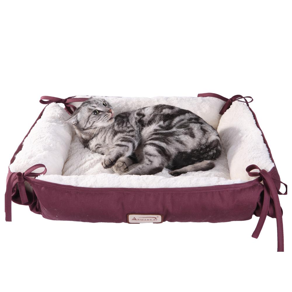 Pet Bed Burgundy