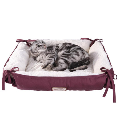Pet Bed Burgundy
