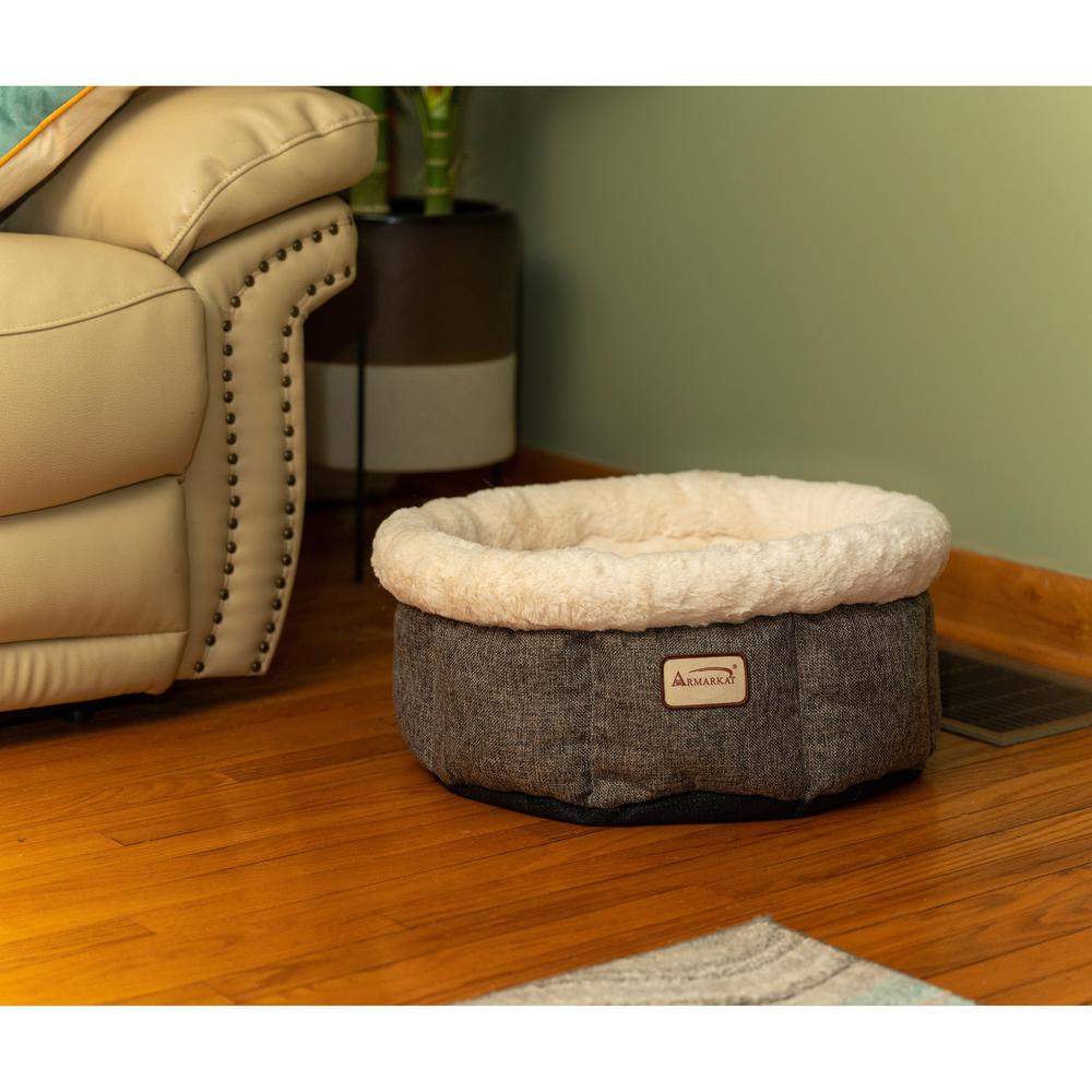 Cozy Cat Bed In Beige And Gray