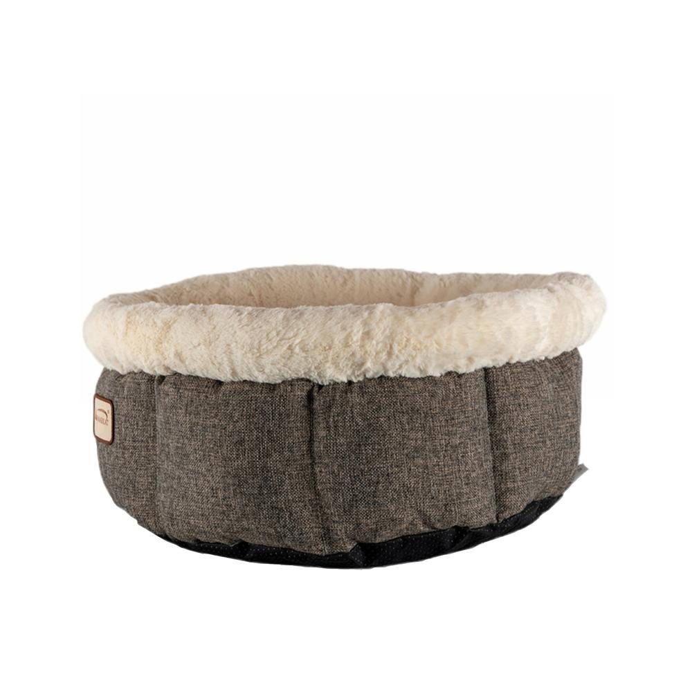 Cozy Cat Bed In Beige And Gray