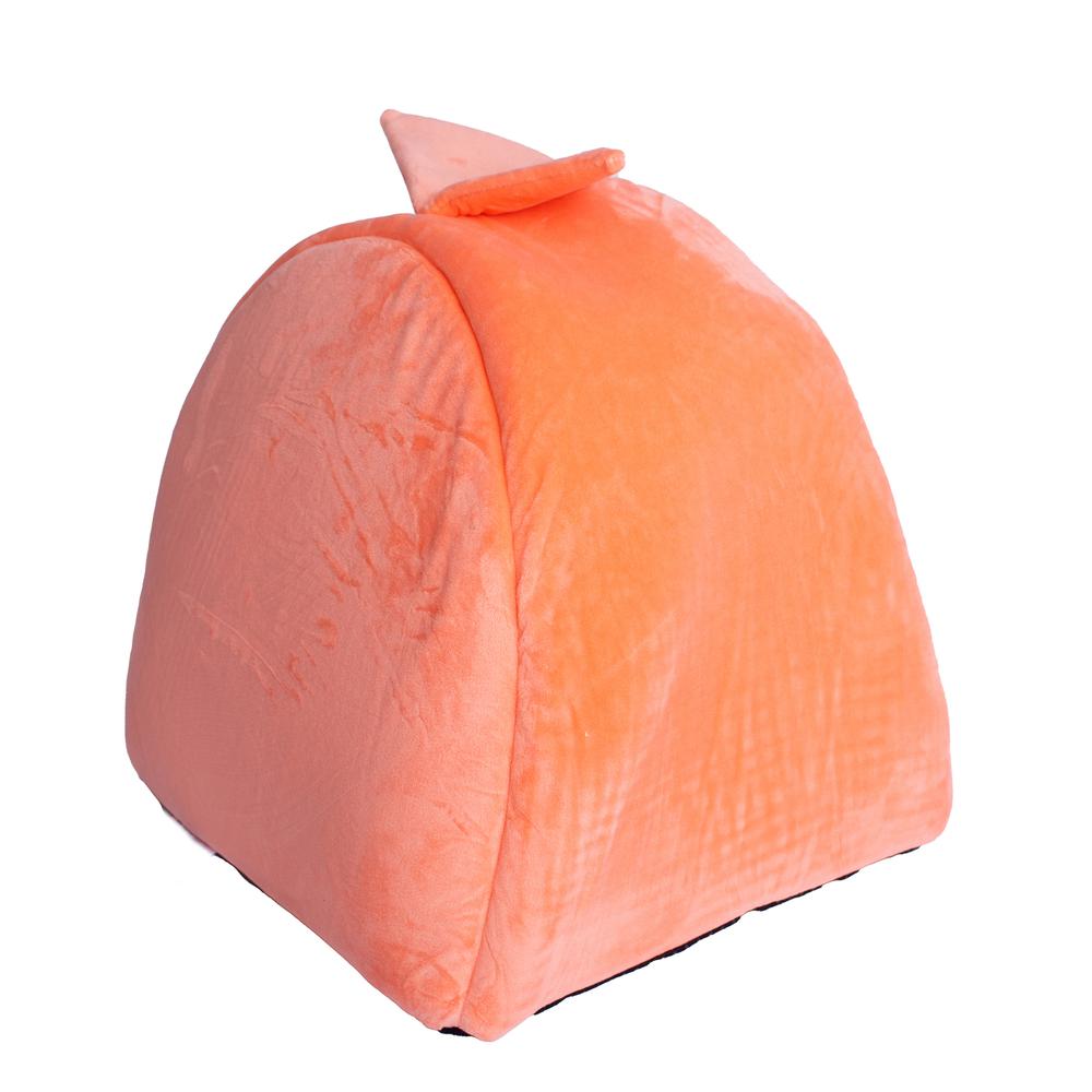 Cat Bed Orange And Ivory
