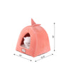 Cat Bed Orange And Ivory