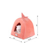 Cat Bed Orange And Ivory