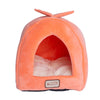 Cat Bed Orange And Ivory