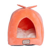 Cat Bed Orange And Ivory