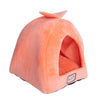 Cat Bed Orange And Ivory