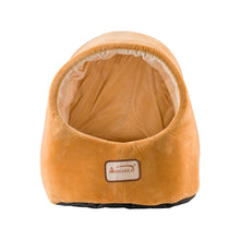 Cat Bed Brown & Ivory