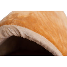 Cat Bed Brown & Ivory