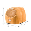Cat Bed Brown & Ivory