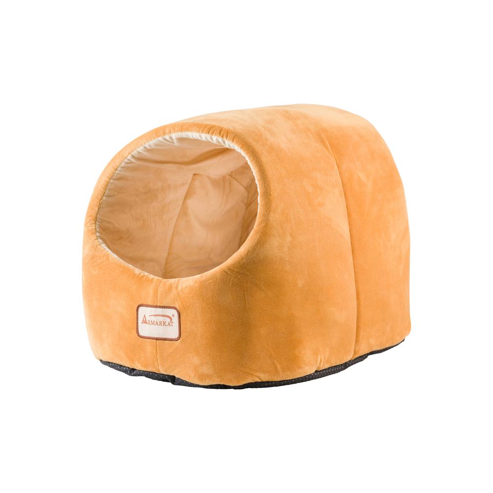 Cat Bed Brown & Ivory