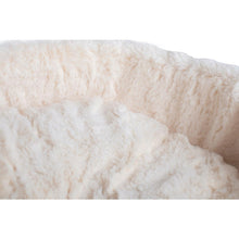 Cat Bed Sky Blue & Ivory