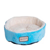 Cat Bed Sky Blue & Ivory