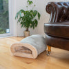 Cat Bed Sage Green & Beige