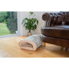 Cat Bed Sage Green & Beige