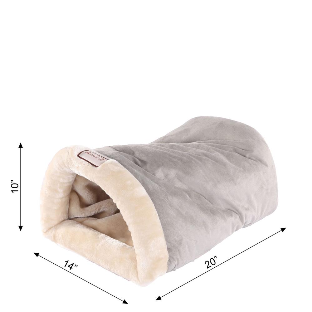 Cat Bed Sage Green & Beige