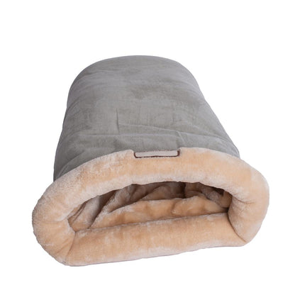 Cat Bed Sage Green & Beige