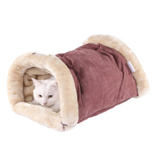 Cat Bed/Pad Indian Red & Beige
