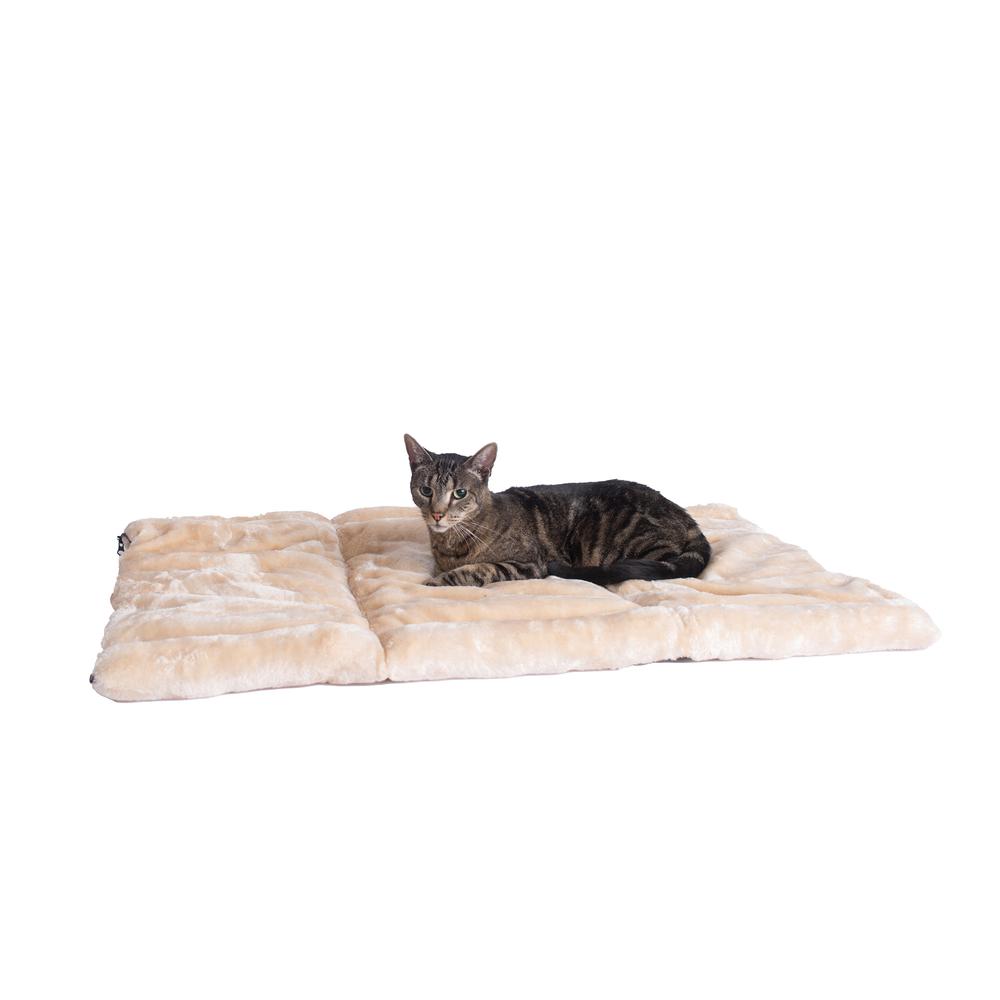 Cat Bed/Pad Indian Red & Beige
