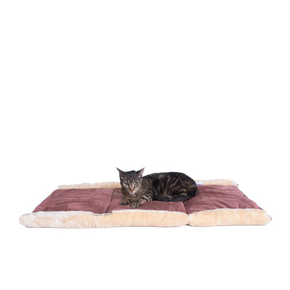 Cat Bed/Pad Indian Red & Beige