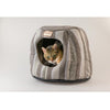 Cat Bed,Gray And Silver