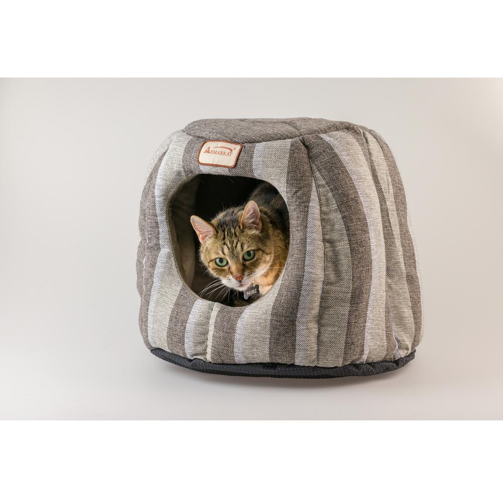 Cat Bed,Gray And Silver