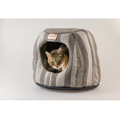 Cat Bed,Gray And Silver