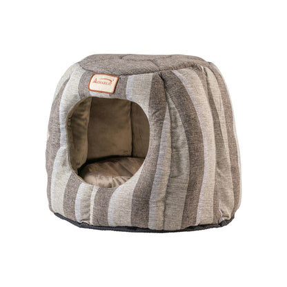 Cat Bed,Gray And Silver