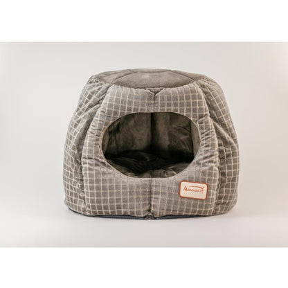 Cat Bed,Gray And Silver