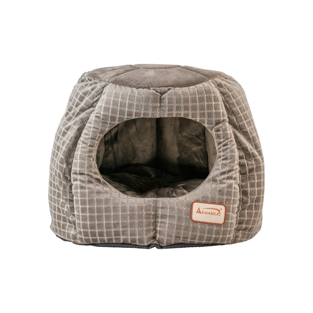 Cat Bed,Gray And Silver