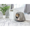 Cat Bed,Gray And Silver