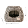 Cat Bed,Gray And Silver