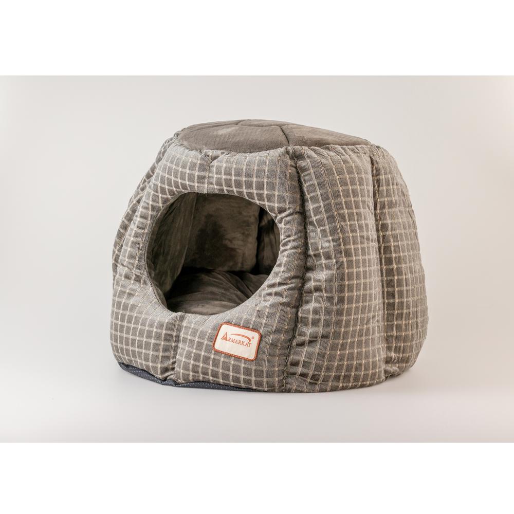 Cat Bed,Gray And Silver